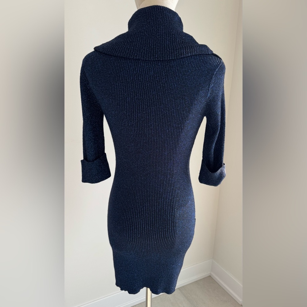 Philosophy - Elegant‎ Navy Blue Women's Bodycon dress/tunic, size medium - Picture 3 of 11